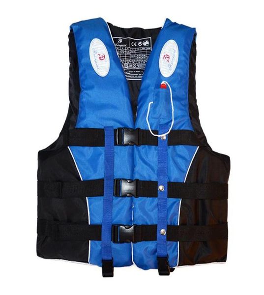

polyester life vest jacket swimming boating ski drifting life vest with whistle mxxxl sizes water sports man women jacket7232004