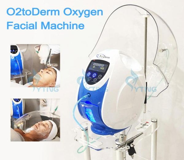 

o2toderm oxygen jet peel machine facial derma oxygen spray skin care rejuvenation water face therapy mask3890707, Black;white