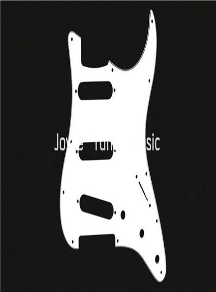 

white 3 ply electric guitar pickguard for fender strat style electric guitar6083028