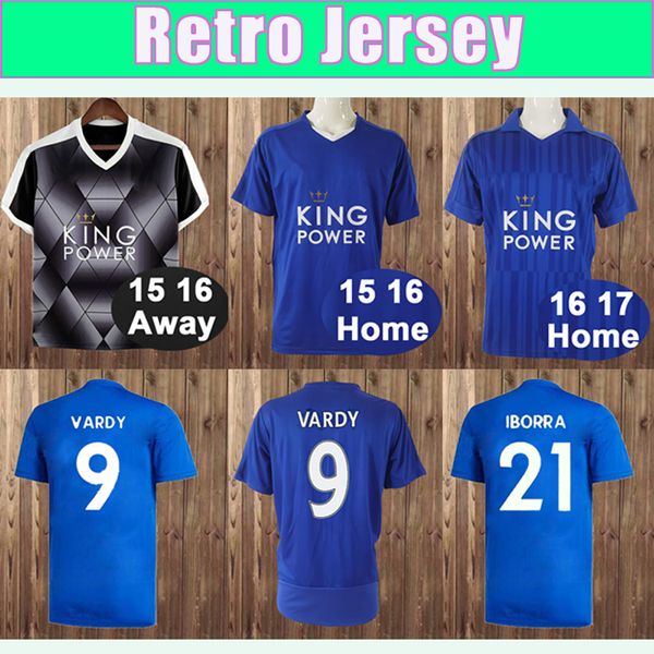 

15 16 17 18 maddison maguire retro soccer jerseys gray mahrrz morgan vardy okazaki iborra home football shirts short sleeve, Black;yellow