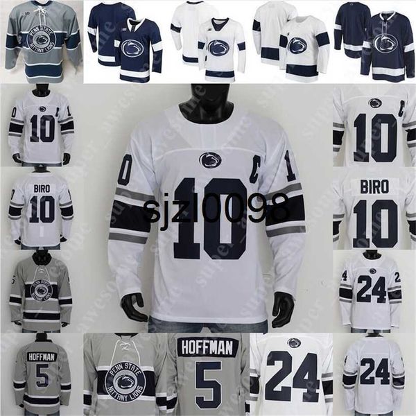 

sj98 penn state nittany lions hockey jersey alex limoges kevin wall oskar autio tim doherty connor mcmenamin aarne talvitie christian sarlo, Black