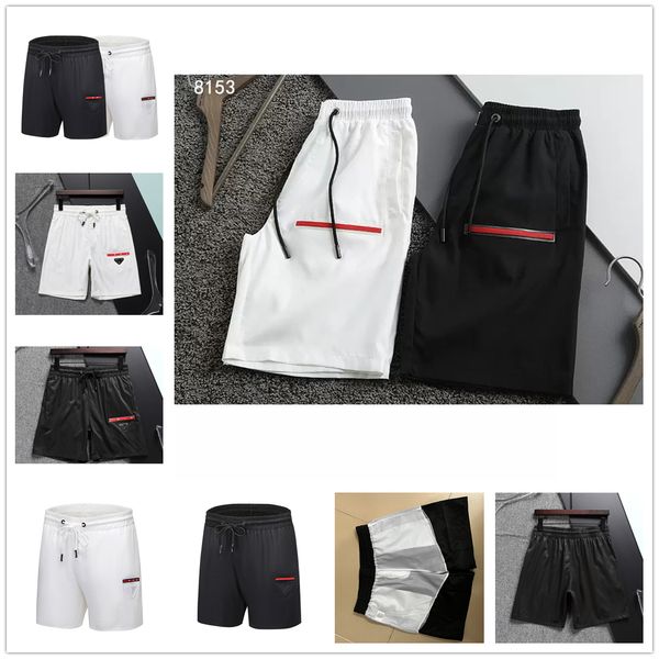 

designer men's and women's designer shorts black and white summer fashion streetwear quick-drying swimsuit printed board beach pan, White;black