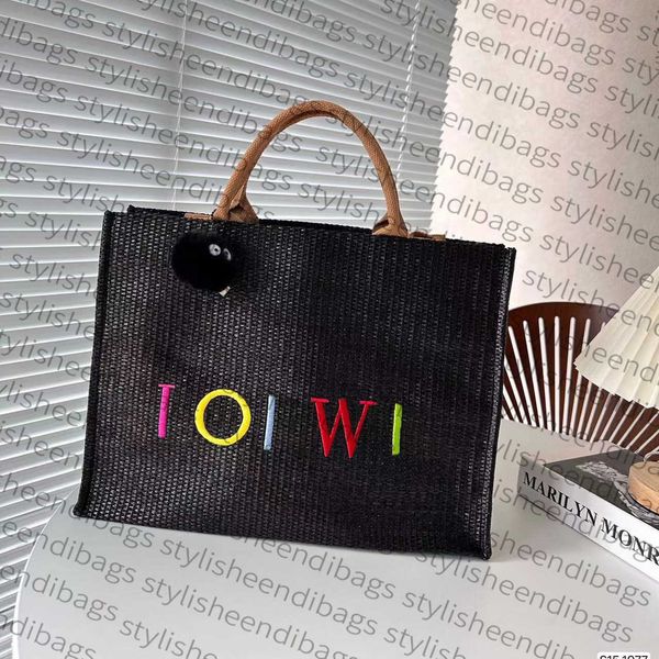 

totes designer raffia shoulder bedding bag tote women beach bags luxury handbags mesh breathing bags woven shopping summer straw microfiber