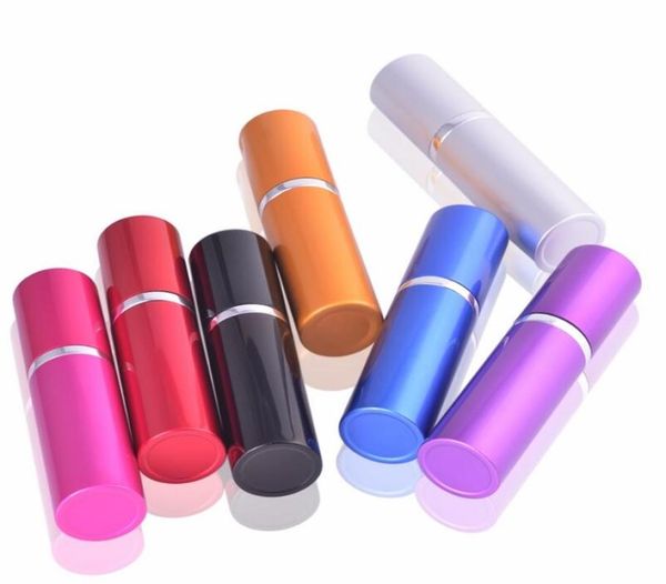 

5ml mini spray perfume bottle travel refillable empty cosmetic container perfume bottle atomizer aluminum refillable bottles lx6192201639