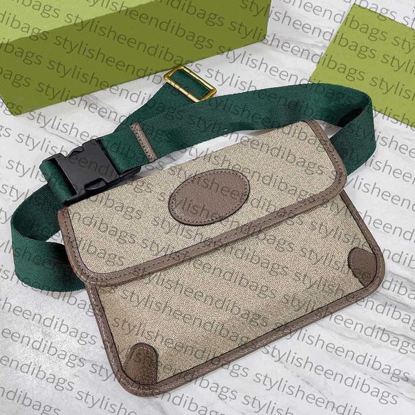 

stylisheendibags evening bags fashion waist bag outdoor bag classic letter printing metal tiger head design chest bag
