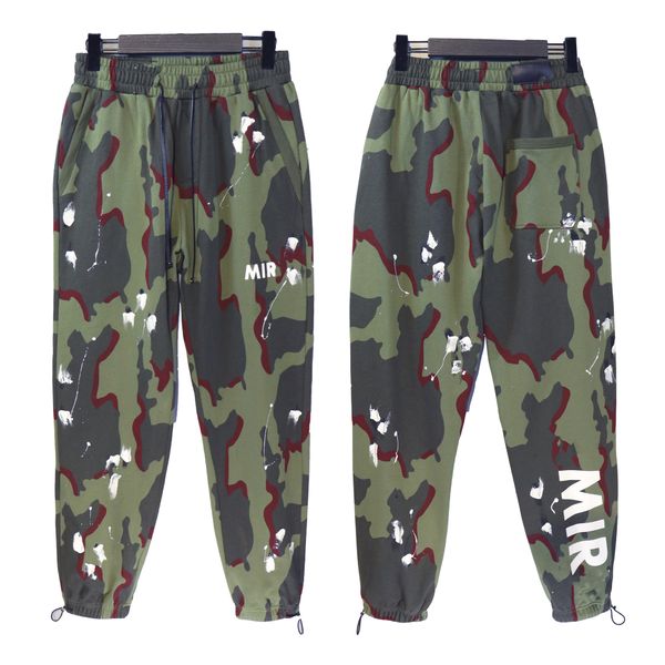 

mens pants designer sweatpants fashion mir print sport pant high street mir joggers womens sweatpant trouser sweatpants hip hop us size 8068, Black