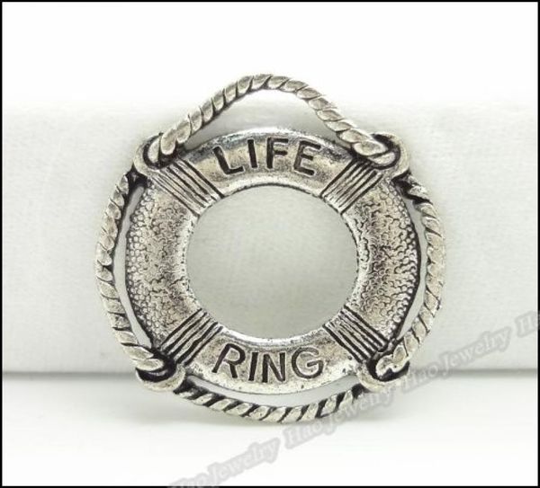 

fashion swim ring charms antique plated silver alloy pendant fit diy jewelry findings 120pcslot7771358, Bronze;silver