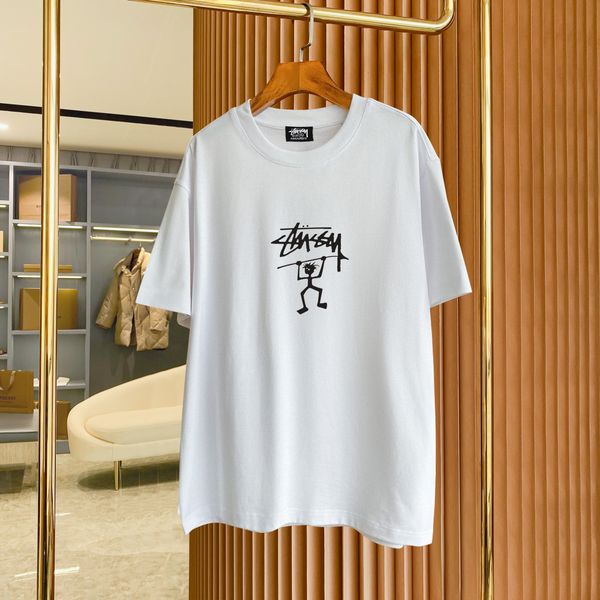 

men's plus tees & polos round neck embroidered and printed polar style summer wear with street pure cotton 11we, Black;brown