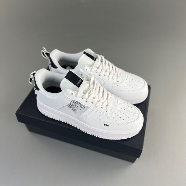 

designer force low casual board shoes classic vintage fashion 1s utility shadow sneakers comfortable driving shoes, Black