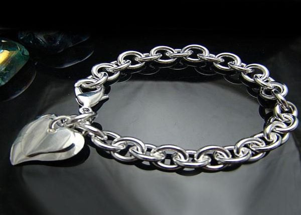 

whole retail lowest christmas gift 925 silver bracelet bangle b0637804707, Black