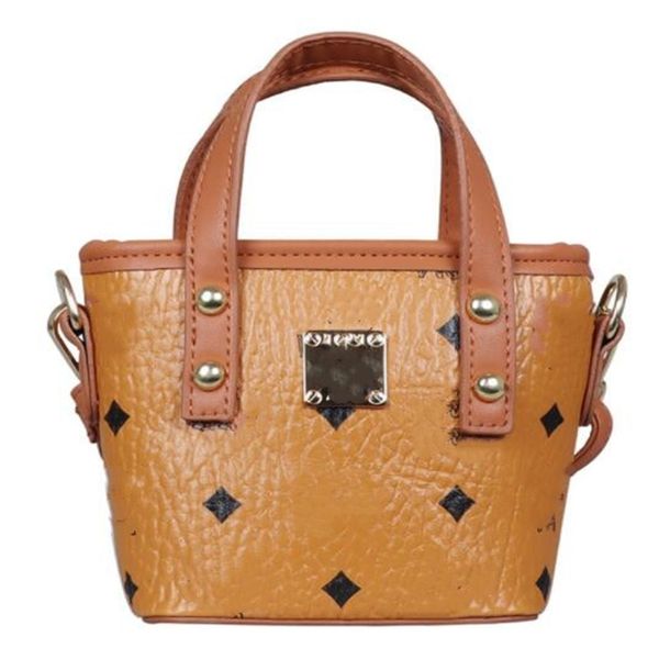

new kids mini purse letter print shoulder messenger bags designer girls bucket bag wallet pu children handbags, White