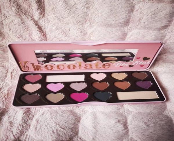 

18 color chocolate eyeshadow makeup palette bon bons cocoa eye shadow powder matte shimmer palettes brand new in box longlasting 2395634
