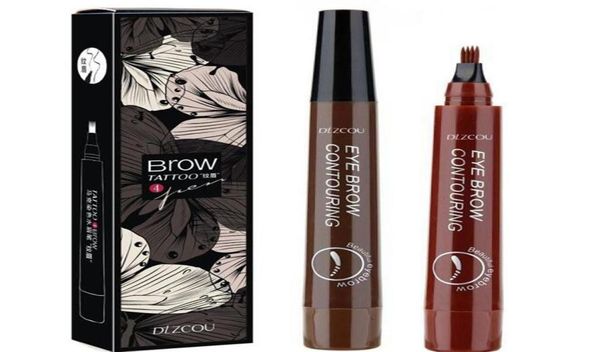 

eyebrow pen waterproof fork tip tattoo long last eyebrow pencil 4 head fine sketch liquid eyebrow enhancer eye brow pencil kka78087782954