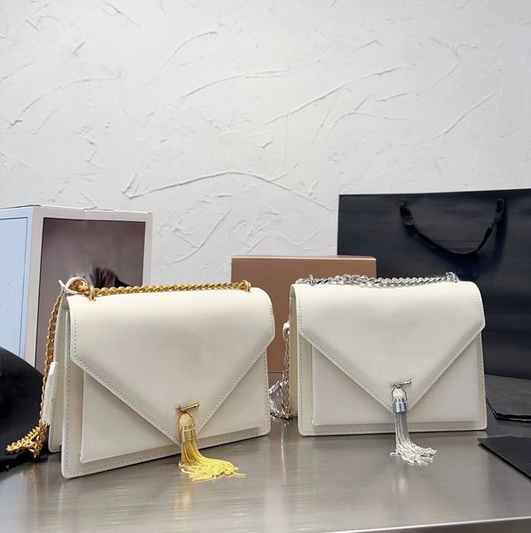 

luxurys kate chain bag wallet designer handbag leather crossbody shoulder bags woc purse women clutch bag with tassel