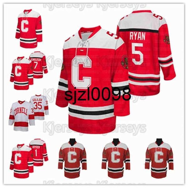 

sj98 ceocustom cornell big red ncaa college hockey jersey 14 ebel-riley-nash 1 ken-dryden 28 brenden-locke 7 cam-donaldson any name number, Black