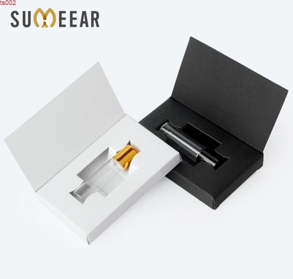 

20 pieceslot 5ml perfume bottles package box with roll on essential oil bottle empty steel ball cosmetic for travelhigh qty4801995