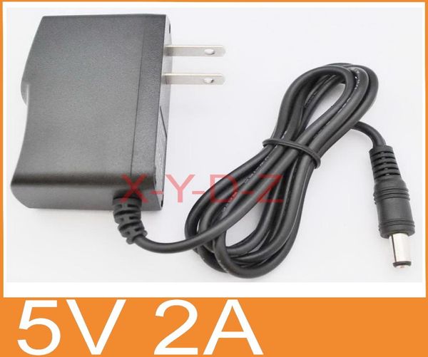

50pcs ac 100v240v converter adapter dc 5v 2a 2000ma power supply us plug dhl 5247002