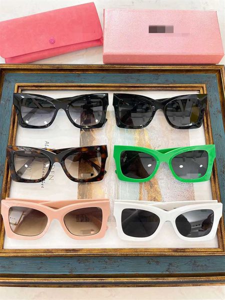 

new miao's cat eye ins net red same style smu08ws fashionable sunglasses for women, White;black