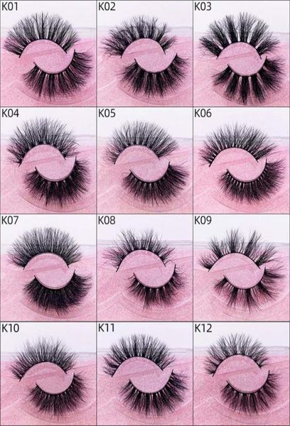 

handmade reusable 3d fake lashes mink curling soft light natural long false eyelashes extensions eyes makeup lovely packing 12 mod4593418