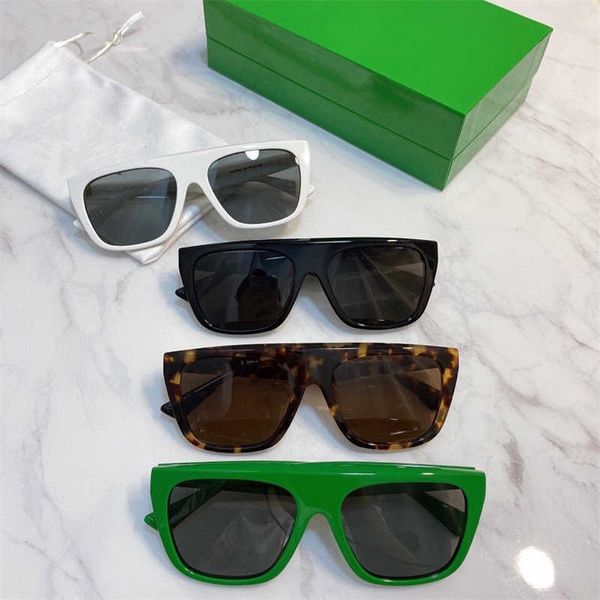 

b family model personalized plate box ins net red same face small sunglasses bv1060, White;black