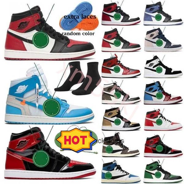 

2023 men basketball shoes suede dark mocha high black toe unc hyper royal obsidian women sports sneaker tdoo