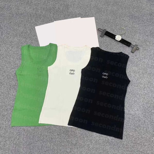 

cropped t shirts women knits tee knitted sport tank woman vest yoga tees2023, White