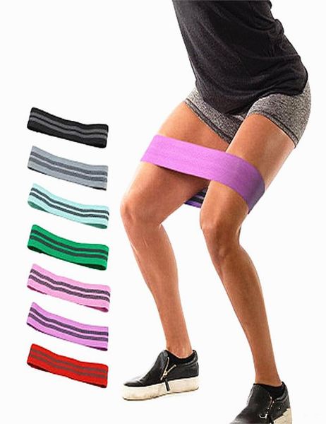 

selling virson anti slip cotton hip resistance bands booty exercise elastic bands for yoga stretching training fitness leg wo2125654