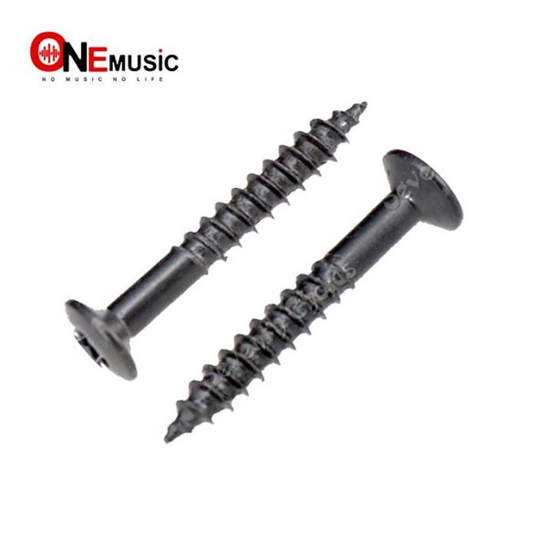 

electric guitar humbucker pickup ring mounting screwspickup frame fixing screw 2518mm with black color of 100pcs7271226