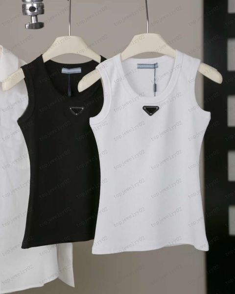 

summer white women tees crop embroidery off shoulder black tank casual sleeveless backless shirts luxury designer solid color vest