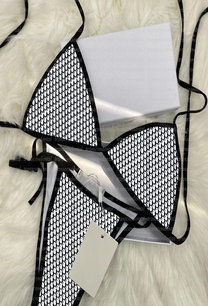 

split swimsuit letter print sports with bee swimwears ladies travel wear bathing suit summer sling swimming 3 colors3376570