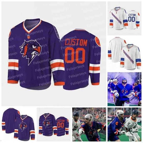 

c2604 thr 2021 nll halifax thunderbirds jersey david brock colton armstrong james barclay tyson bell chris boushy mike burke brad gillies sc, Black