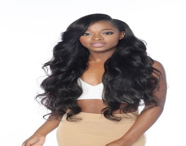 

unprocessed peruvian 133 virgin human hair ear to ear lace frontal peruvian lace frontal with baby human hair wigs thick 130g den3169632, Black;brown