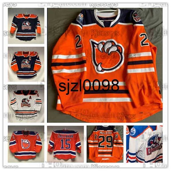 

sj98 ceobakersfield condors ahl hockey jersey adam cracknell seth griffith james hamblin brad malone philip kemp luke esposito tim schaller, Black