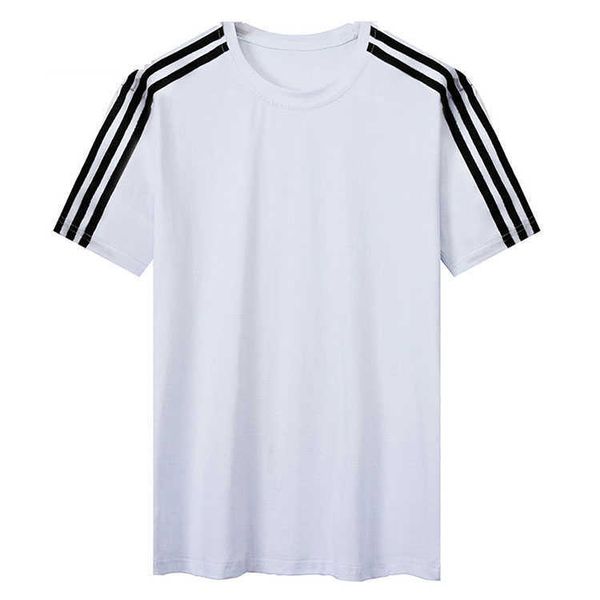

standard sports wholesale custom active summer side stripe t shirt for mens i7t6, White;black