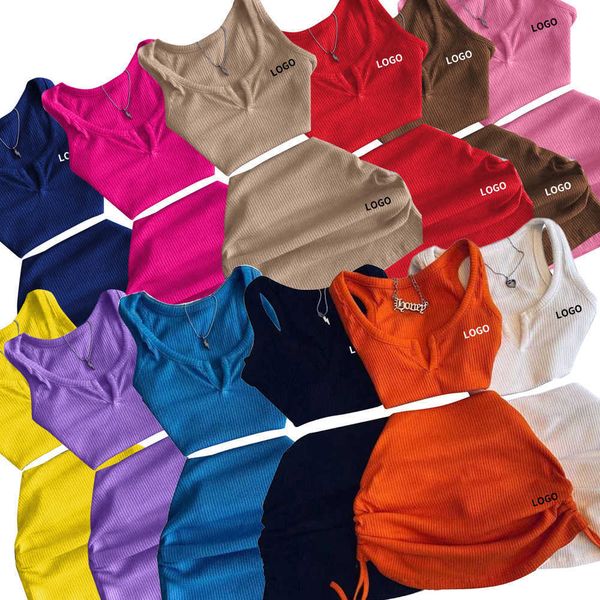 

new women's 2 piece dress fashion women's embroidery elastic tight pit set 12 colors, White