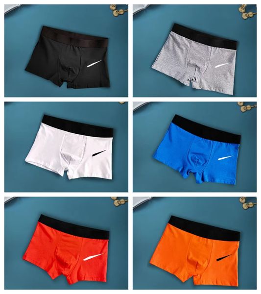

2023 men underpants designer nk man underwear solid color breathable mens underwears branded comfortable wear are optional, Black;white