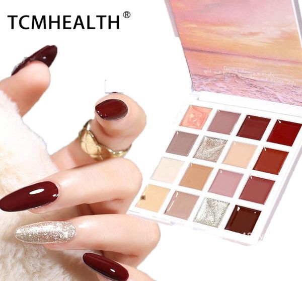 

16 colors soild nail gel palette japanese solid soak off uv led art polish glue jelly salon gel semi permanent varnishes hybrid3708654, Red;pink