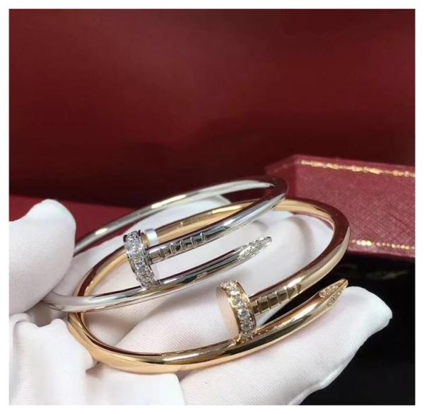 

designer mens womens cuff bracelet bangle bracelets man women stainless steel silver gold rose gold 1619 size never fading party 6905429, Black