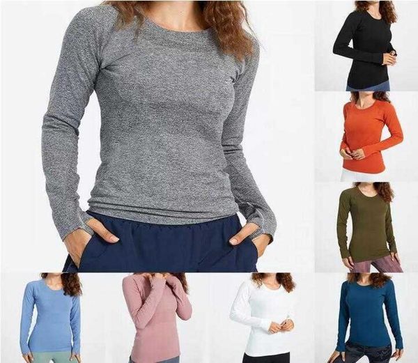 

yoga womens wear swiftly tech ladies sports t shirts long sleeve outfit tshirts moisture wicking knit high elastic fitness workou9219468