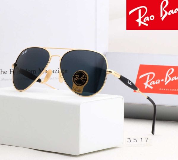 

men rao baa sunglasses classic brand retro sunglasses luxury designer eyewear summer ray bans designers sun glasses woman aj 3517 with box t, White;black