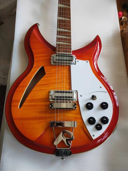 

custom electric guitar mahogany 6 strings