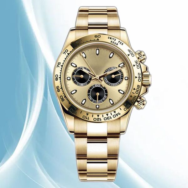 

luxury men's brand automatic mechanical designer watch 40mm 2813 movement folding buckle gold hardlex diving waterproof classic satch, Slivery;brown