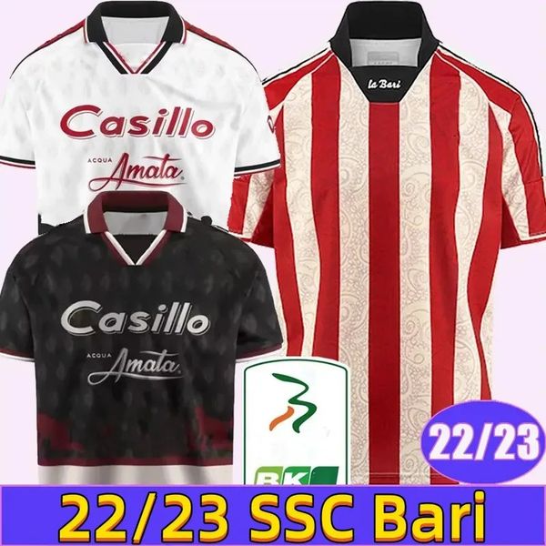 

2023 ssc bari mens soccer jerseys limited edition bari x lc23 22 23 home botta cheddira maiello esposito benali maita galano d'errico m, Black;yellow