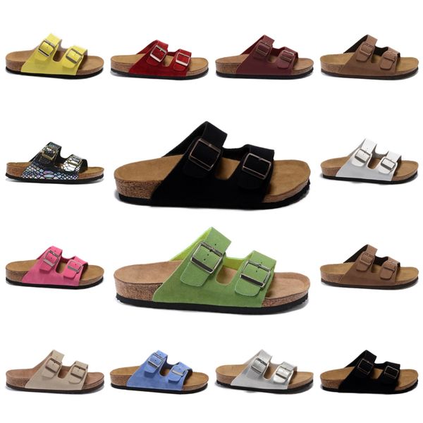 

2023 designer sandals bikens renks arizona mens women brown birko-flor sliders boston sliders outdoors mens clogs beach pantoufle flip flop, Black