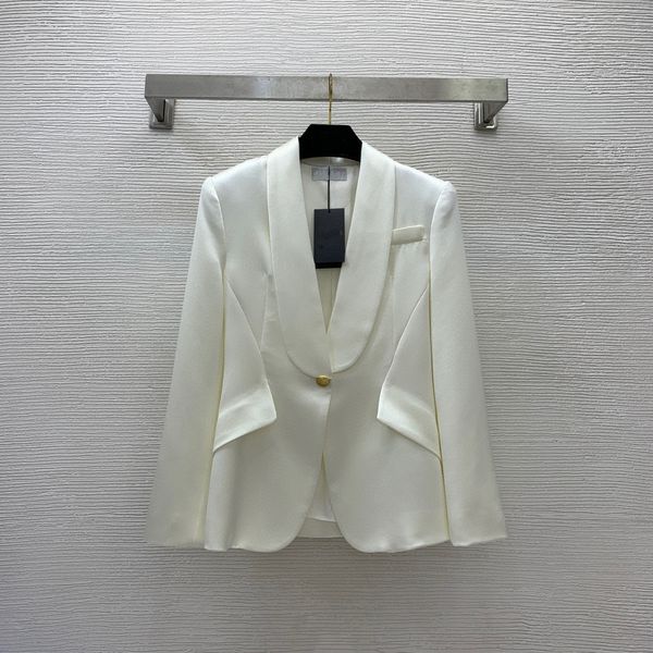 

women's suits & blazers luxury designer classic office jacket anniversary cocktail prom party yl043, White;black