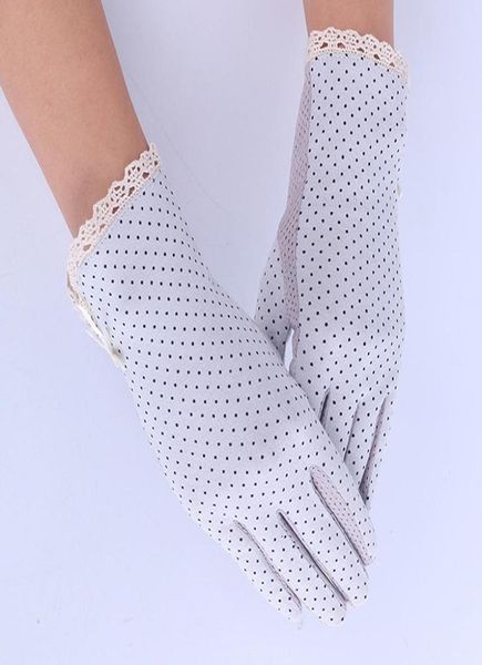 

five fingers gloves women sun protection glove fashion summerautumn driving slipresistant sunscreen golves for lady7019892, Blue;gray