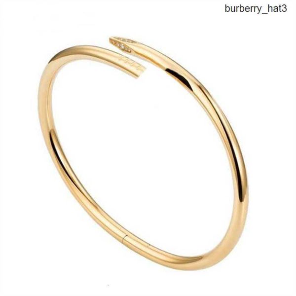 

nail bracelet designer cuff bracelets luxury jewelry screw bracelets fashion women men love gift size 17 19 21 without box, Black