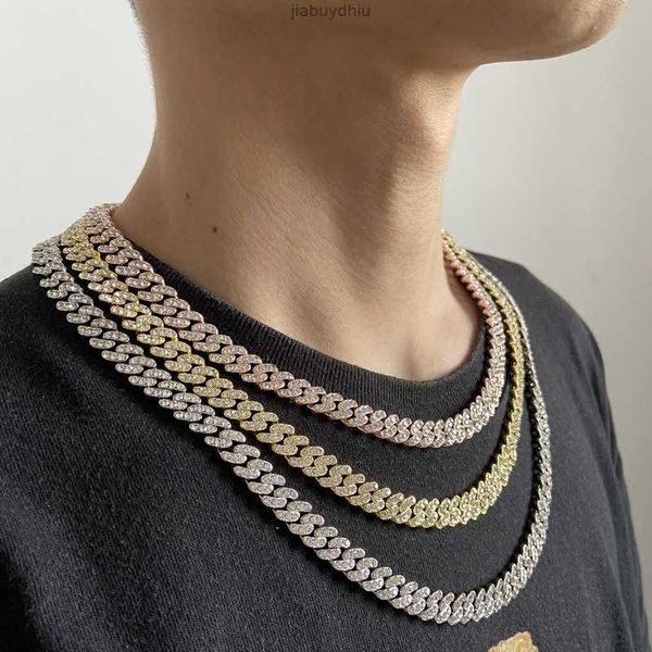 

hip hop 2023 new fashion trend 9mm cuban link necklace ins style collar gargantilla, Silver