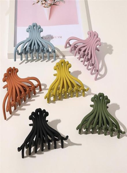 

12 styles new frosted sector frosted ellipse hair pins fashion women hair clips girls bun maker hair clips accessories whole2586173