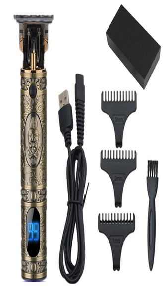 

dhl closecutting digital hairdresser electric hair clipper professional barber men hair trimmer rechargeable with box6842214